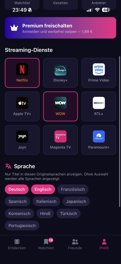 WatchTwin Screen 3