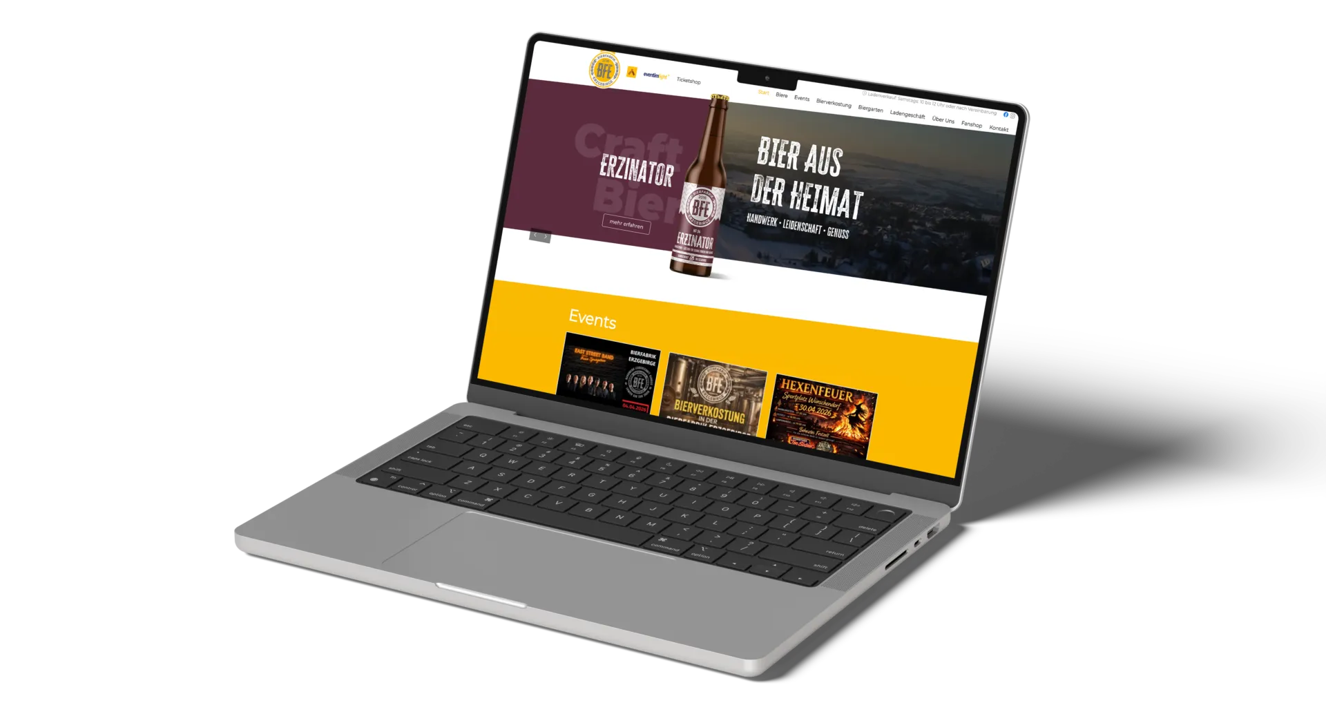Referenz: BFE — Bierfabrik Erzgebirge