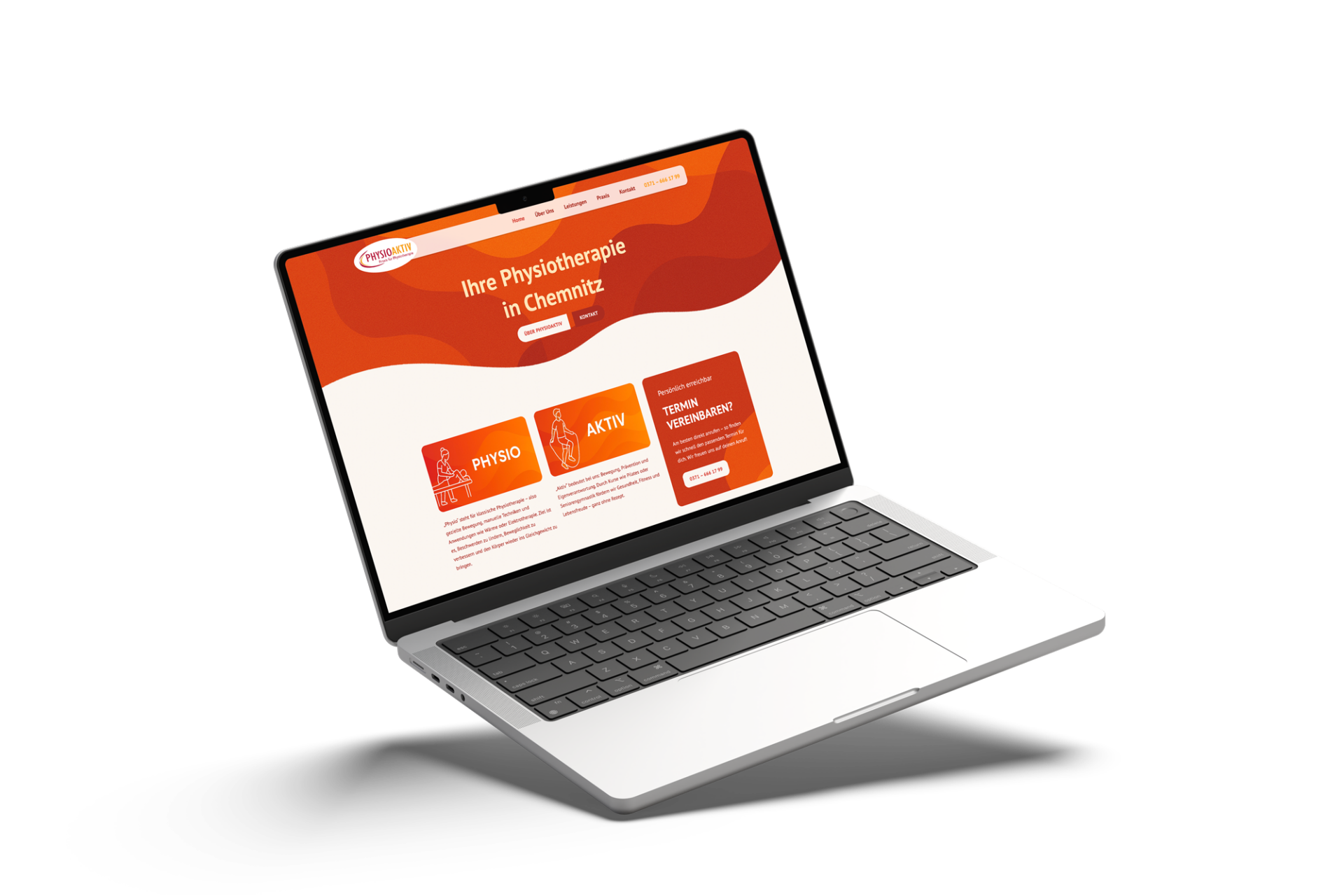 Website PhysioAktiv aus Chemnitz